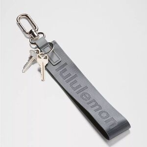 Lululemon Never Lost Keychain- Oil Grey/Black Night